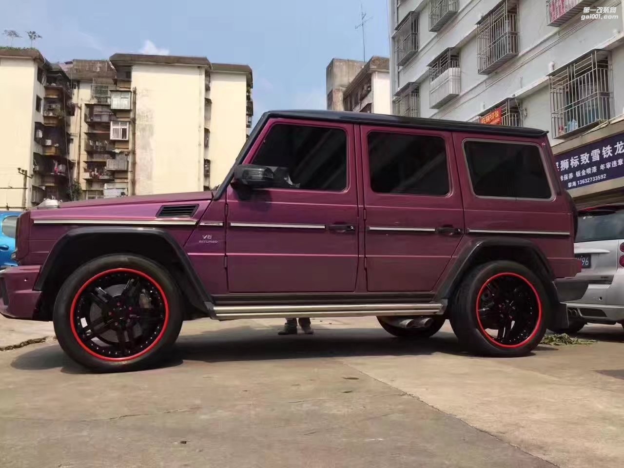 奔馳 G ，換 VELLANO 21寸 完工！