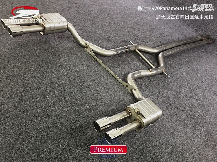 保時(shí)捷970Panamera14款加長(zhǎng)左右四出帶雙閥門遙控中