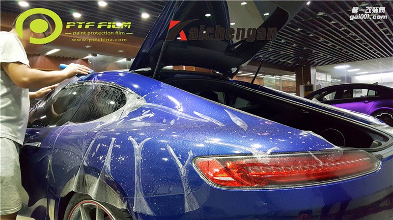 奔馳AMG GT貼PTF透明膜耍帥分分鐘