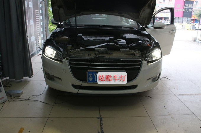 佛山標志508炫酷車燈改燈
