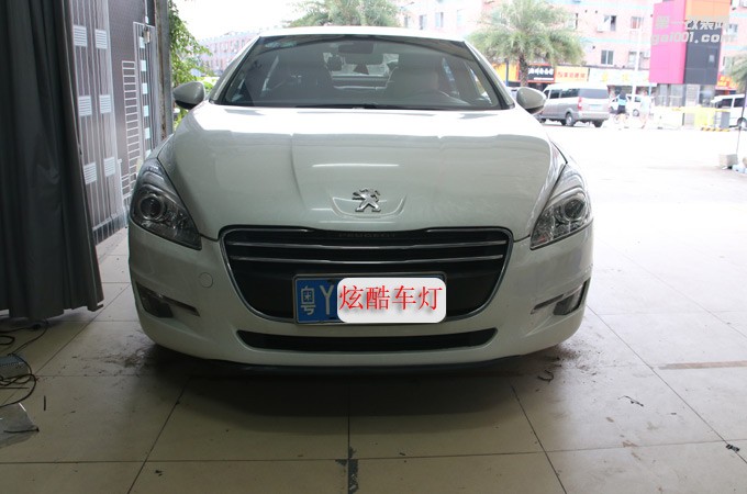 佛山標志508炫酷車燈改燈