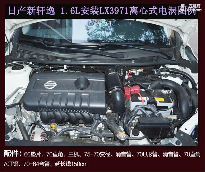 日產(chǎn)軒逸 提升動(dòng)力節(jié)油改裝配件 汽車(chē)進(jìn)氣改裝鍵程離心式渦輪增壓器LX3971