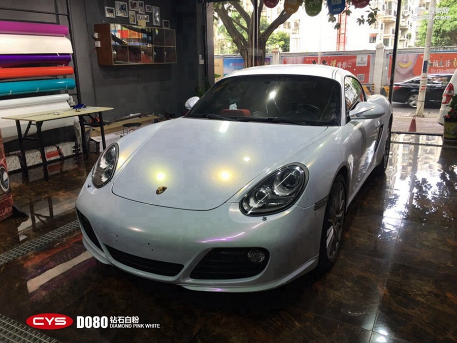 CYS鉆石白粉車身膜車衣裳D080鉆石白粉改色膜