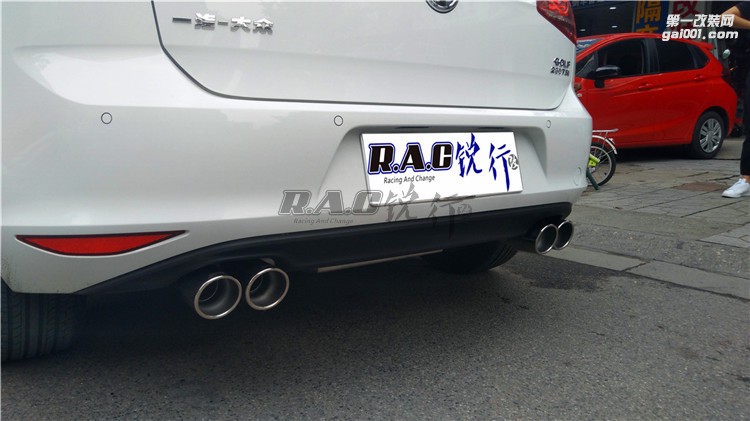 成都銳行-高爾夫7改裝澳洲雷鳥中尾段四出排氣