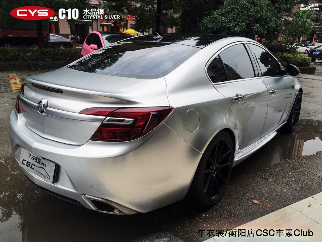 北京別克君威 CYS水晶銀 C10 汽車改色貼膜