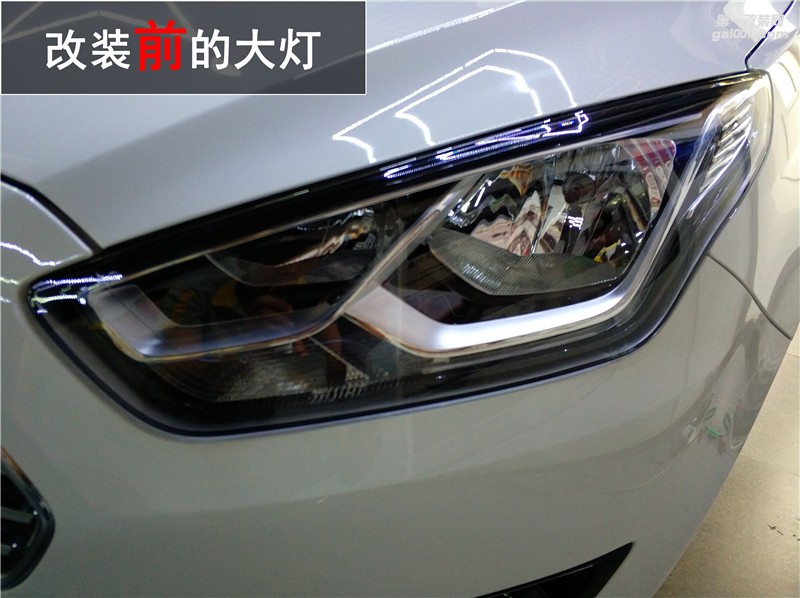 福特福睿斯氙氣大燈改裝 福睿斯車燈改裝 高亮Q5透鏡升級——中山清風(fēng)車影燈改