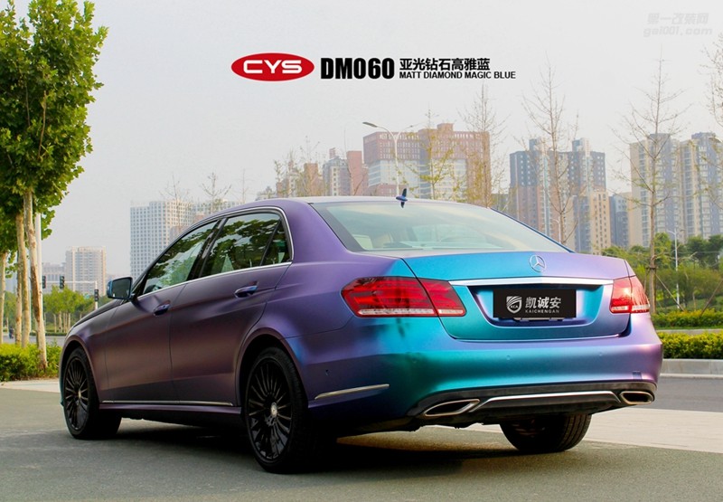 CYS亞光鉆石高雅藍(lán)車身膜車衣裳DM060亞光鉆石高雅藍(lán)改色膜