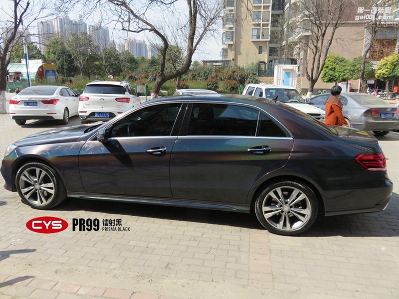 CYS鐳射黑車身膜車衣裳PR99鐳射黑改色膜