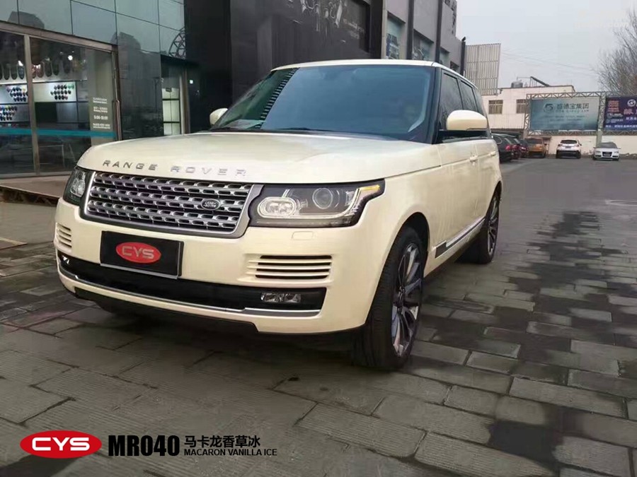 CYS馬卡龍香草冰車身膜車衣裳MR040馬卡龍香草冰改色膜