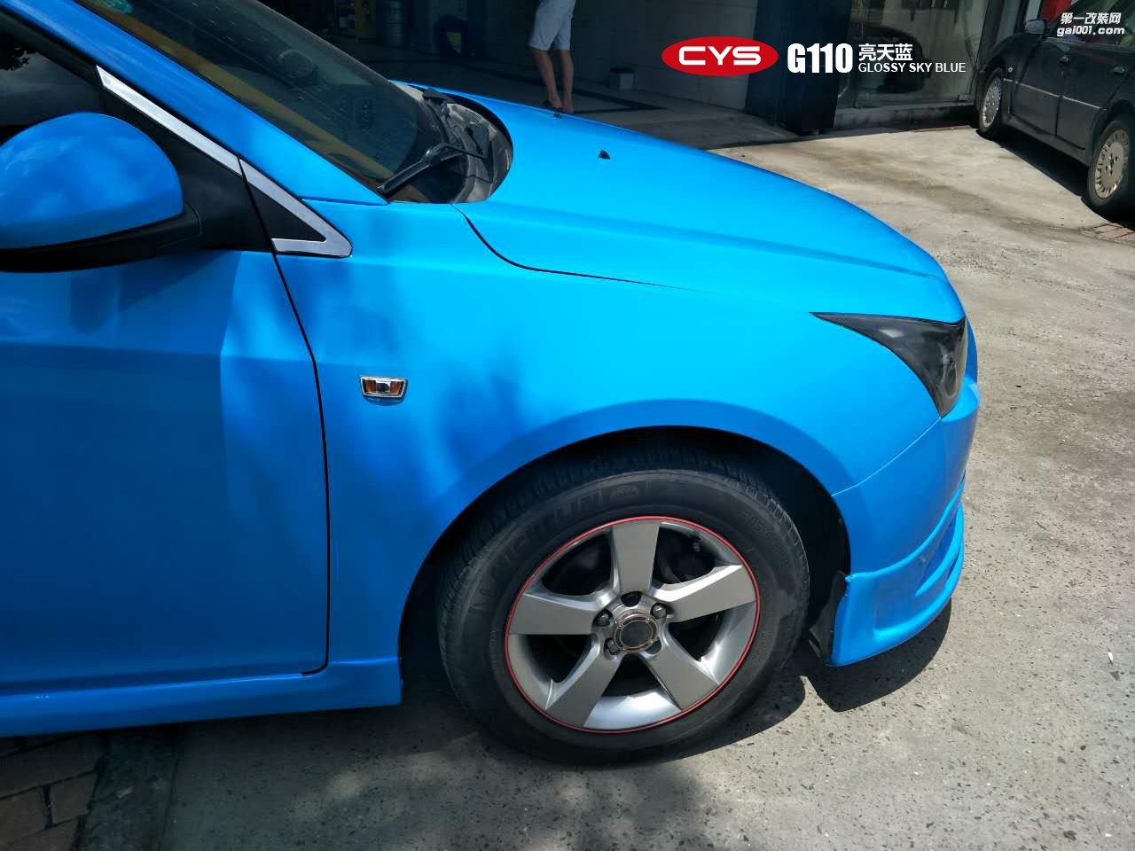北京雪佛蘭科魯茲 CYS亮天藍(lán) G110 汽車改色貼膜