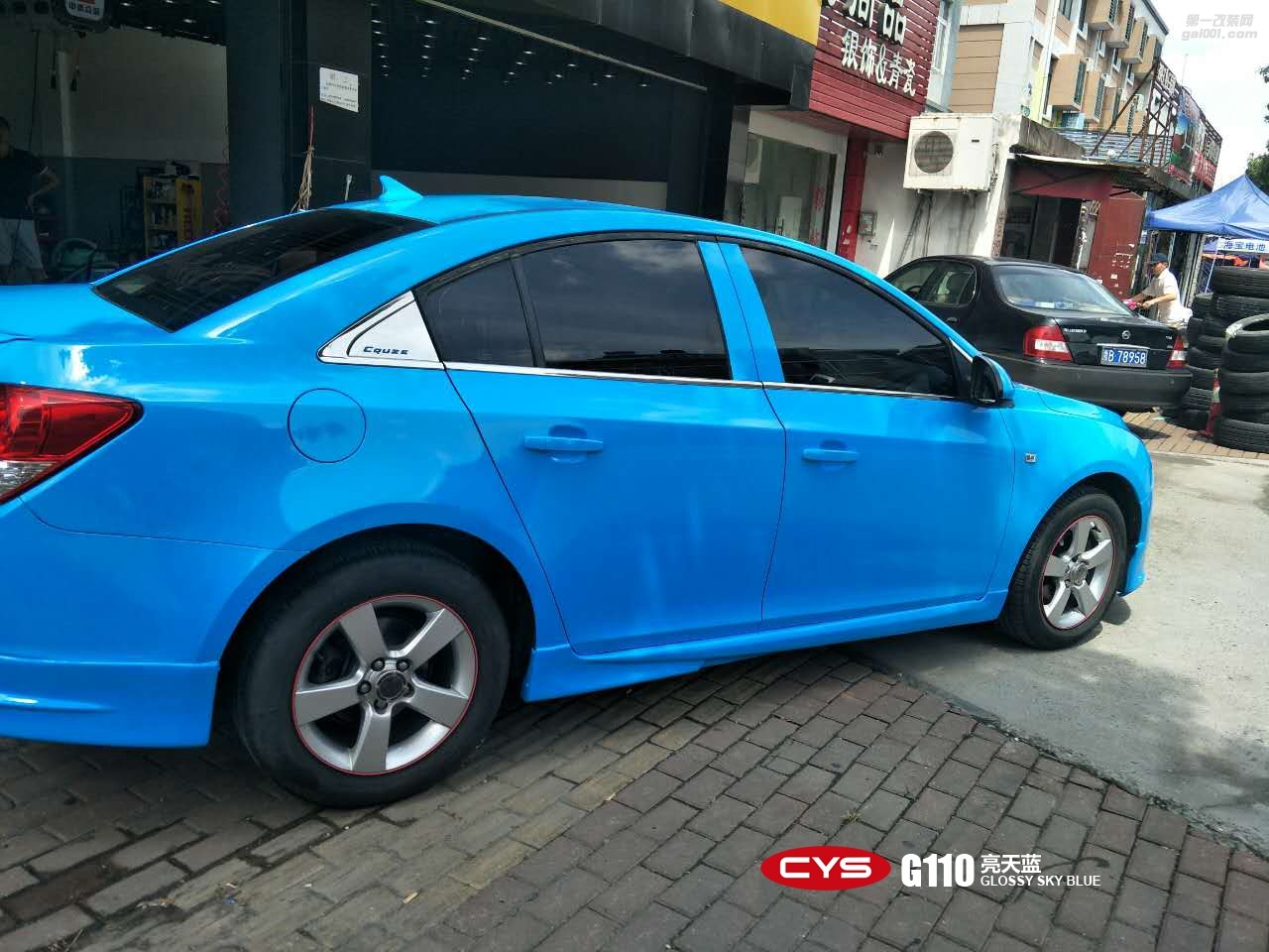 北京雪佛蘭科魯茲 CYS亮天藍(lán) G110 汽車改色貼膜