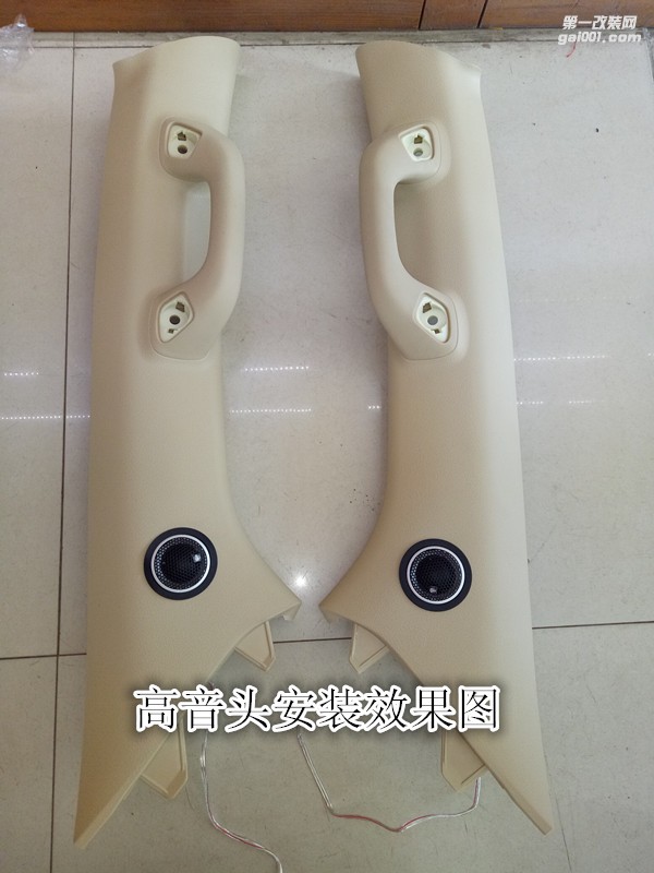精湛工藝豐田霸道音響改裝德國(guó)彩虹三分頻丹特聲功放-鄭州金聲汽車音響改裝