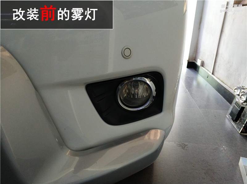 豐田普拉多車燈改裝 普拉多升級LED霧燈 霸道LED日行燈改裝——中山清風(fēng)車影燈改