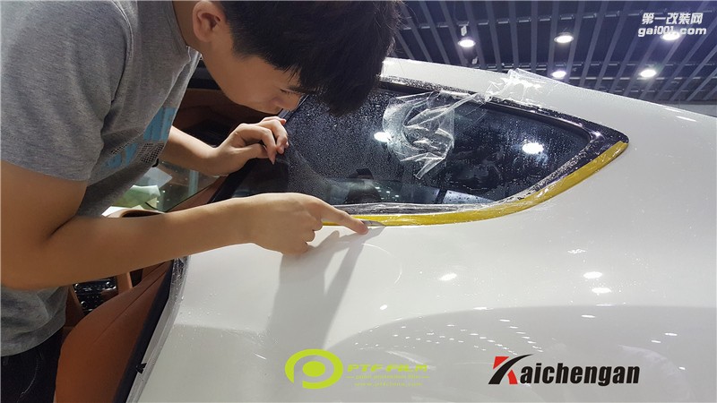 賓利GT車身貼PTF透明膜圖片展示