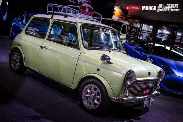 北京MINI CYS馬卡龍蝴蝶綠 MR060 汽車改色貼膜