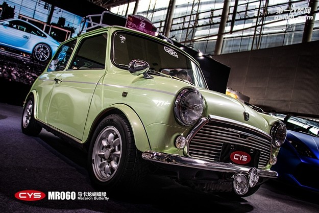 北京MINI CYS馬卡龍蝴蝶綠 MR060 汽車改色貼膜