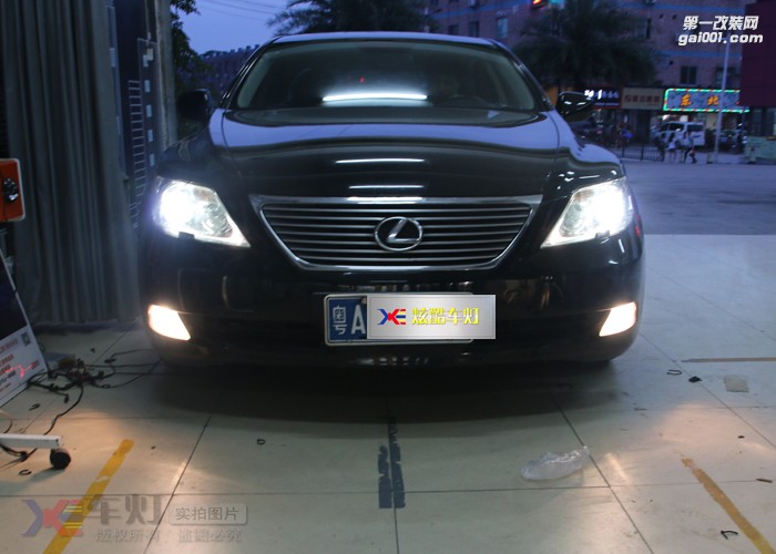 汽車改燈 凌志LS460年審不過(guò)怎么辦 廣州汽車大燈改裝 廣州改燈哪里專業(yè)