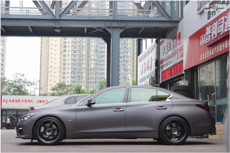 海亞：英菲尼迪 Q50 豪運(yùn)   RAYS TE37SL 19寸鍛造輪轂 HKS避震HKS排氣
