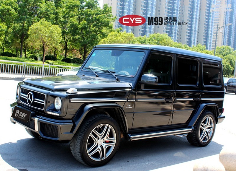CYS極光黑車(chē)身膜車(chē)衣裳M99極光黑改色膜