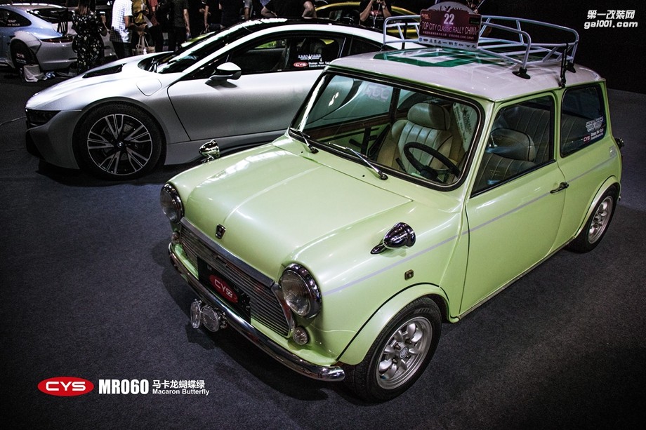 四川成都車(chē)衣裳MINI馬卡龍蝴蝶綠MR00汽車(chē)改色貼膜
