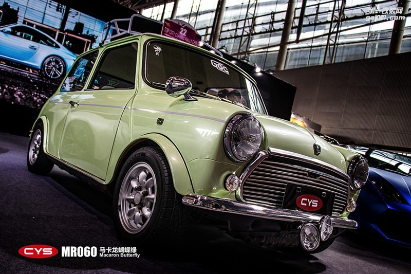 四川成都車(chē)衣裳MINI馬卡龍蝴蝶綠MR00汽車(chē)改色貼膜