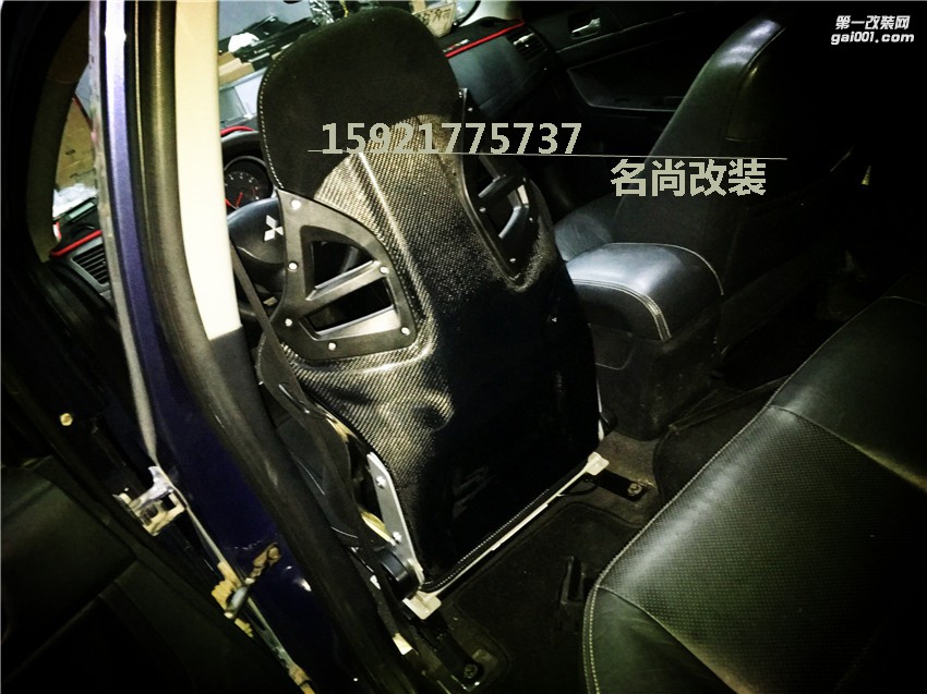 三菱翼神改；碳纤座椅；刹车盘；卡钳；避震【上海名尚】