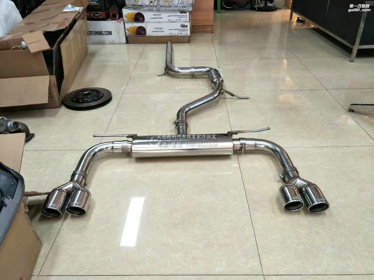 奧迪A3 2.0T 升級RES中尾段排氣