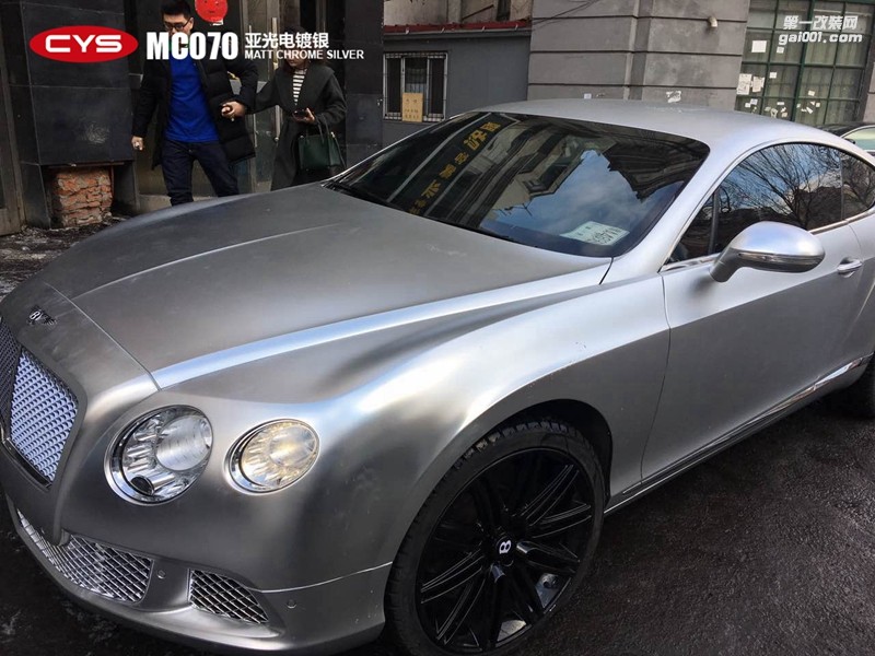 CYS亞光電鍍銀車身膜車衣裳MC070亞光電鍍銀汽車改色膜