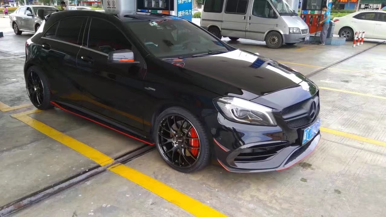 奔馳，換 RAYS  G27 KK顏色 完工！ ????