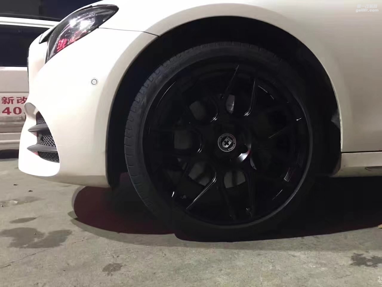 奔馳，裝 美國 HRE  19寸  完工！