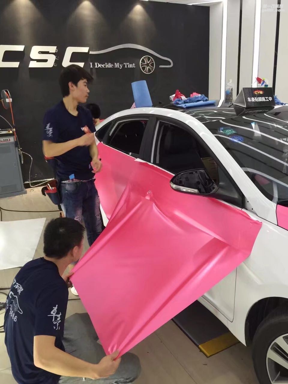 四川成都車(chē)衣裳現(xiàn)代名圖電光金屬粉PM020汽車(chē)改色貼膜