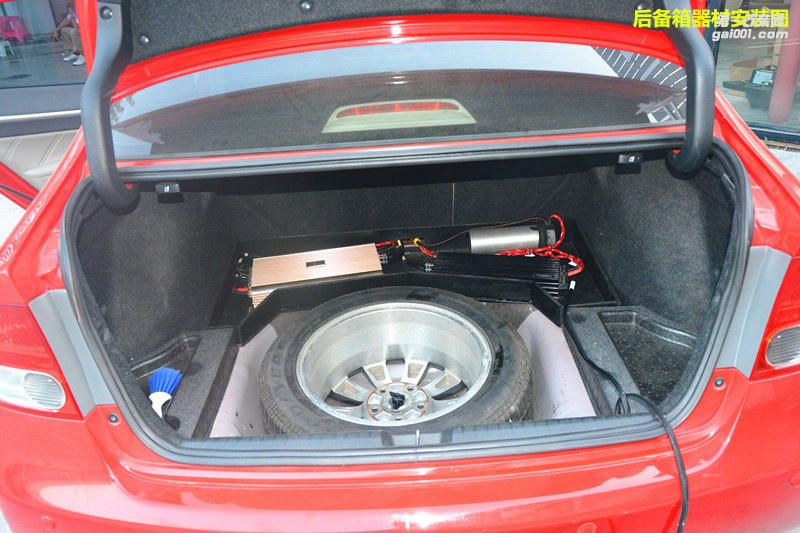 本田思域改裝德國零點三分頻汽車音響-唐山博納