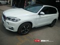 寶馬X5 CYS白變藍 W050  汽車改色貼膜  18611722254 (5)