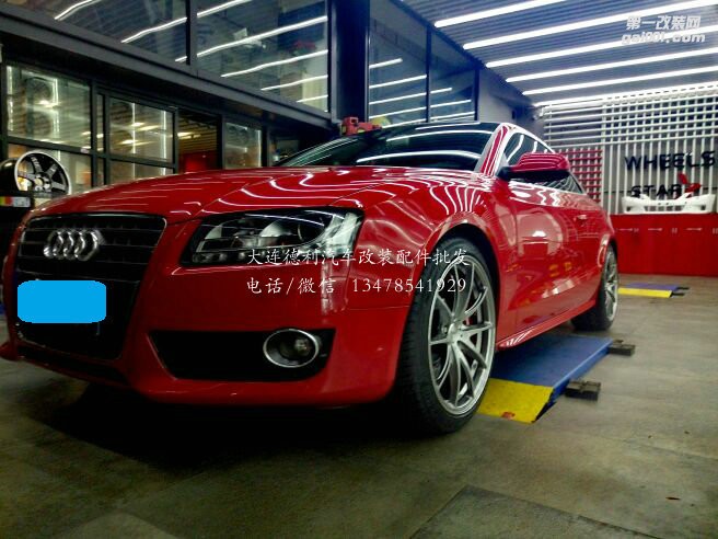 老款奧迪A5改裝 RAYS  G25輪轂  布雷博GT6 鮑魚剎車