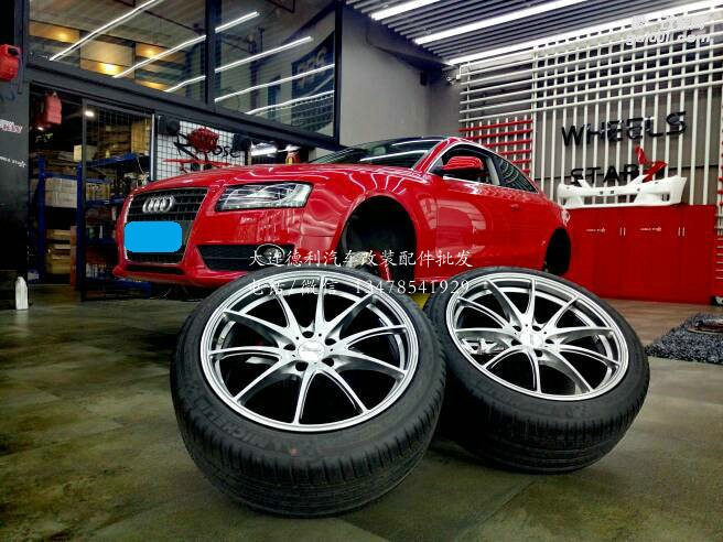 老款奧迪A5改裝 RAYS  G25輪轂  布雷博GT6 鮑魚剎車
