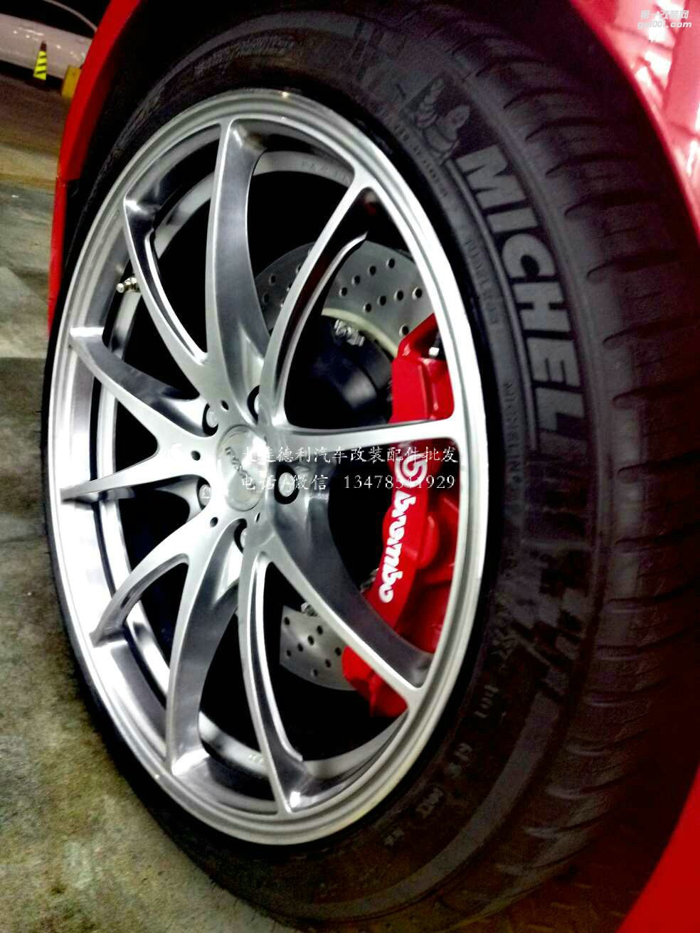 老款奧迪A5改裝 RAYS  G25輪轂  布雷博GT6 鮑魚剎車