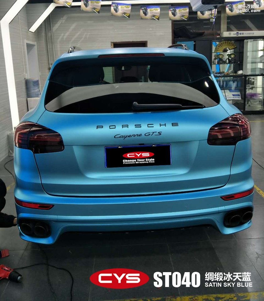 CYS綢緞冰天藍(lán)車身膜車衣裳ST040綢緞冰天藍(lán)改色膜