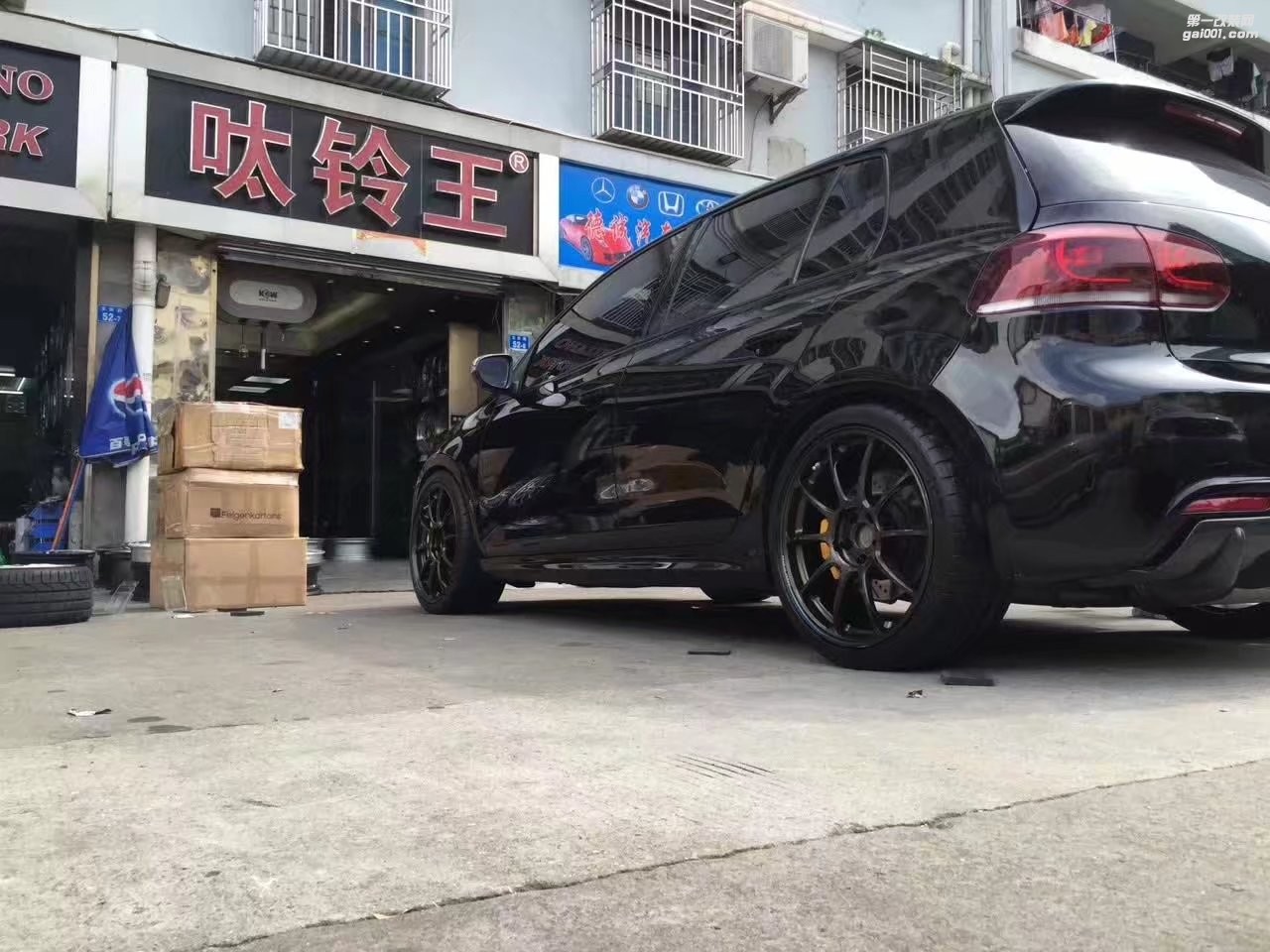 大眾，換 RAYS ZE40 19寸 完工 ！