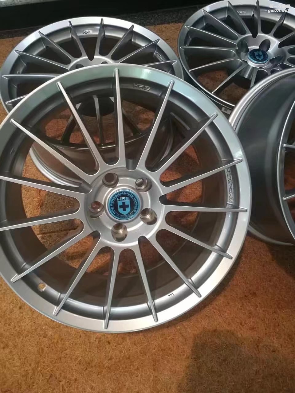 美國  HRE  FF15 FLOWFORM 鑄造系列！   19寸 8.5*30  9.5*42  5*120 亮銀色
