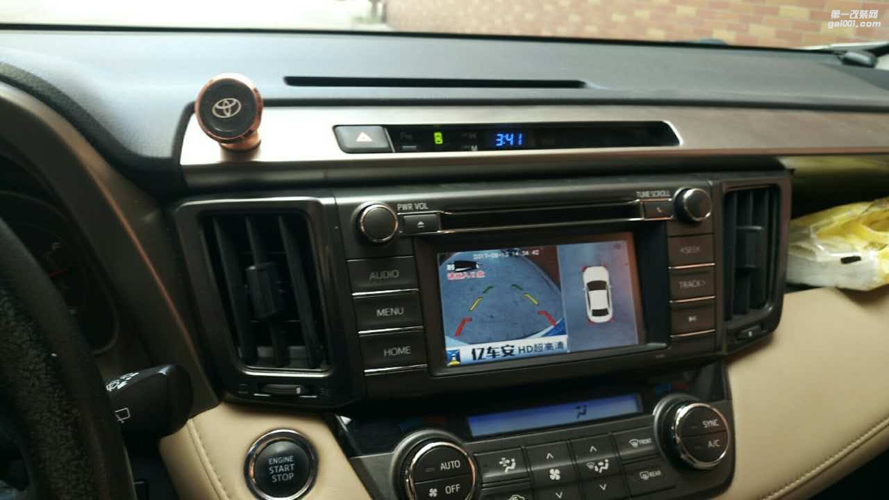 汕頭潮陽棉城豐田新RAV4駐潮南車韻加裝360度全景記錄儀過程花絮