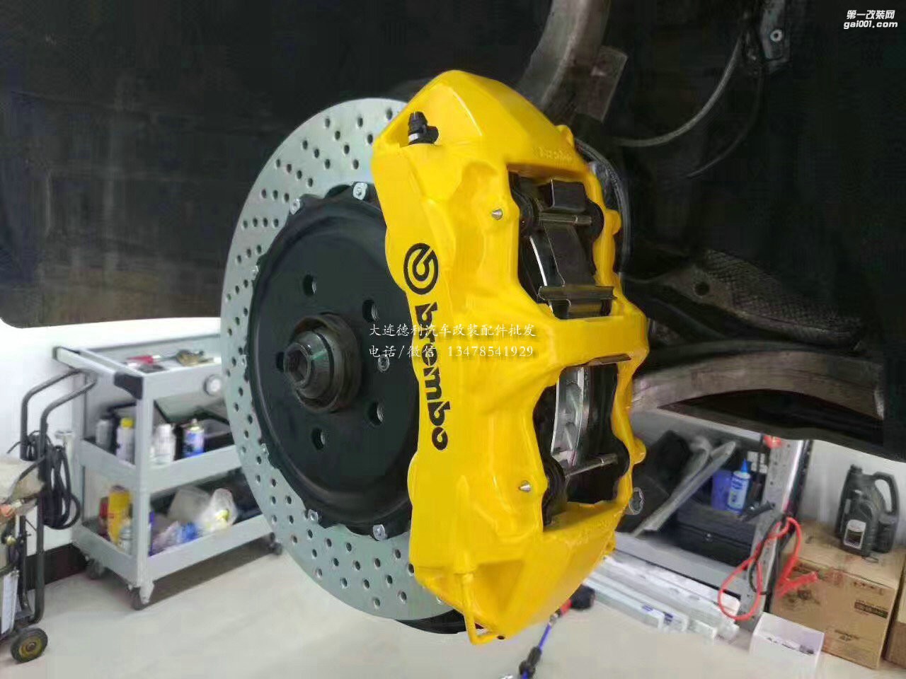 奧迪A6改裝BREMBO GT6剎車卡鉗