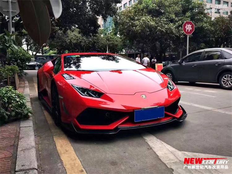 蘭博基尼LP610 Huracan改裝Revozport碳纖維小包圍 前唇后唇 尾翼