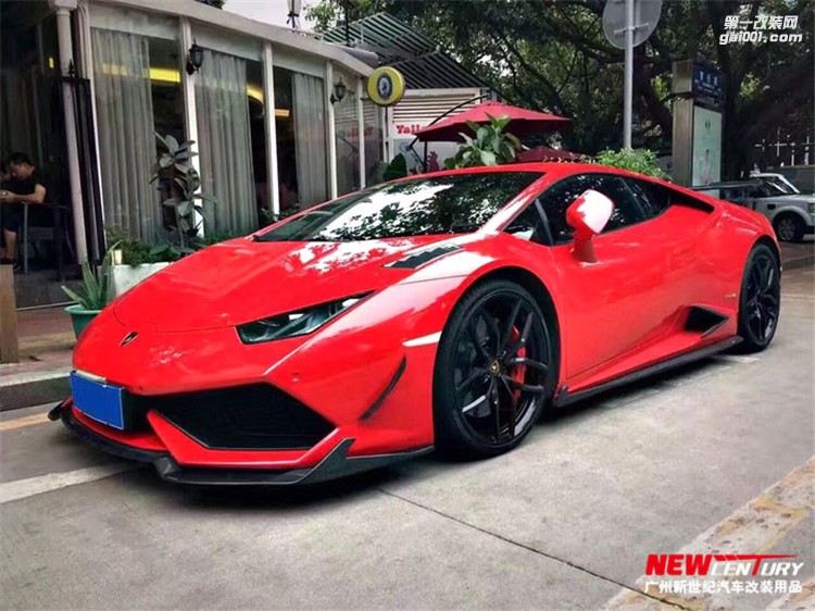 蘭博基尼LP610 Huracan改裝Revozport碳纖維小包圍 前唇后唇 尾翼