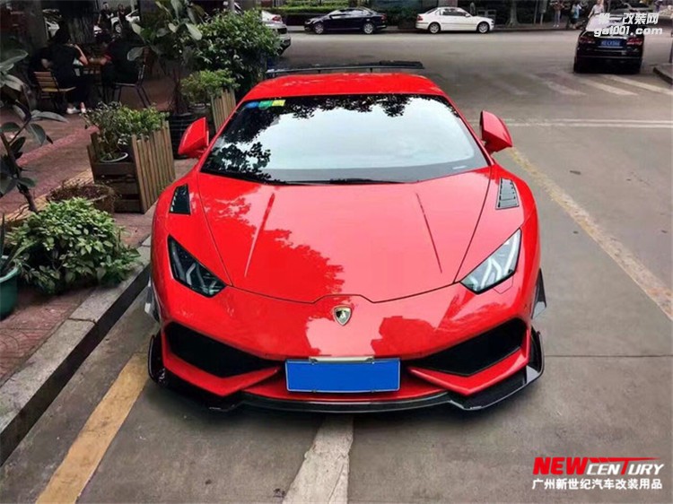 蘭博基尼LP610 Huracan改裝Revozport碳纖維小包圍 前唇后唇 尾翼