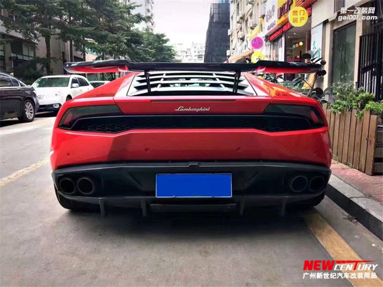 蘭博基尼LP610 Huracan改裝Revozport碳纖維小包圍 前唇后唇 尾翼