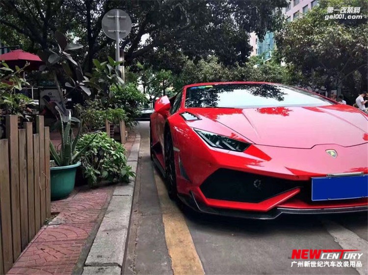 蘭博基尼LP610 Huracan改裝Revozport碳纖維小包圍 前唇后唇 尾翼