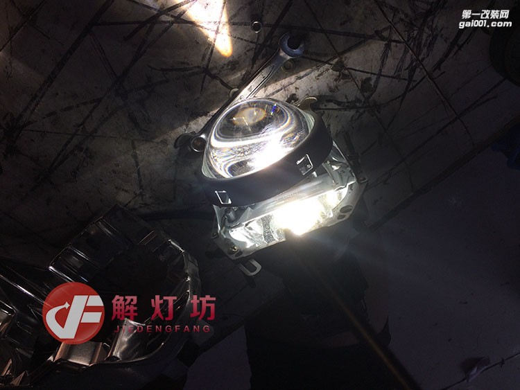 北京改燈解燈坊尼桑天籟升級阿帕7套裝案例