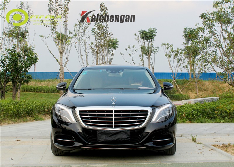 奔馳S400貼PTF專車專用透明膜  亮度無敵