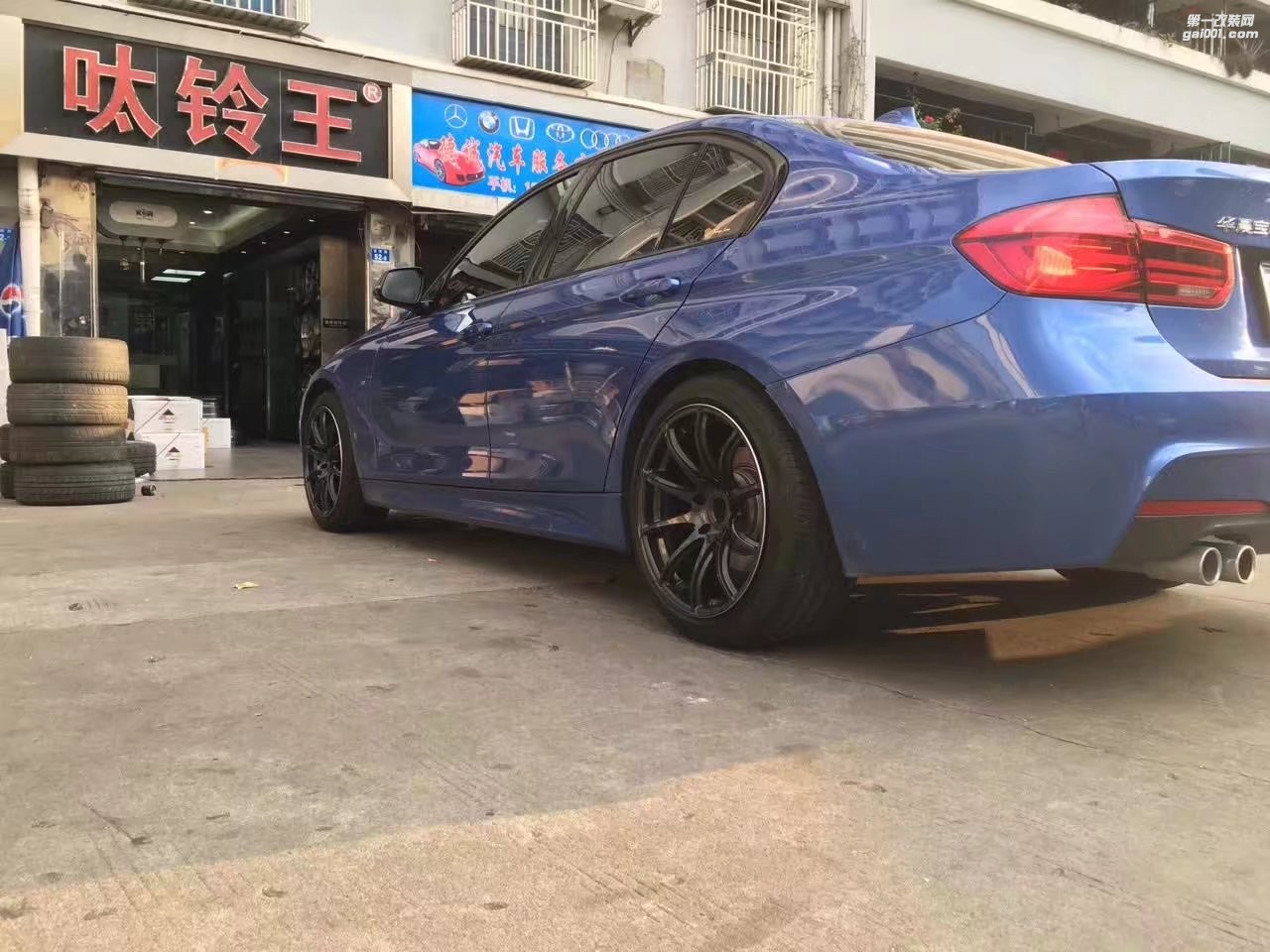 寶馬，換 RAYS 全新 18寸 完工！