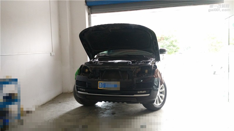 【貴陽(yáng)黔鷹】貴陽(yáng)路虎攬勝車燈改裝升級(jí)海拉五雙光透鏡飛利浦BVU豪華套裝
